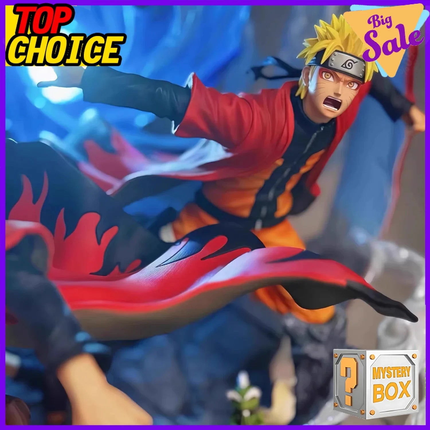 Naruto Anime Figure Blind Box 12 PCS Mystery Box Collection Random Character Uzumaki Naruto Sasuke Kakashi Action Figure Gift