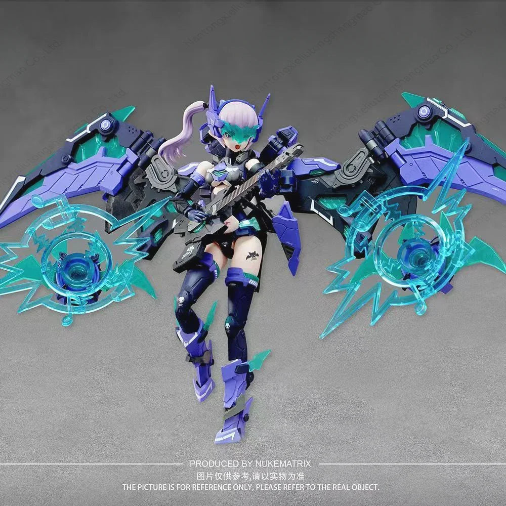 Nuclear Energy Matrix Cyber Forest Fantasy Girl Cyber Sound Blast Bat Assembled Action Doll Model