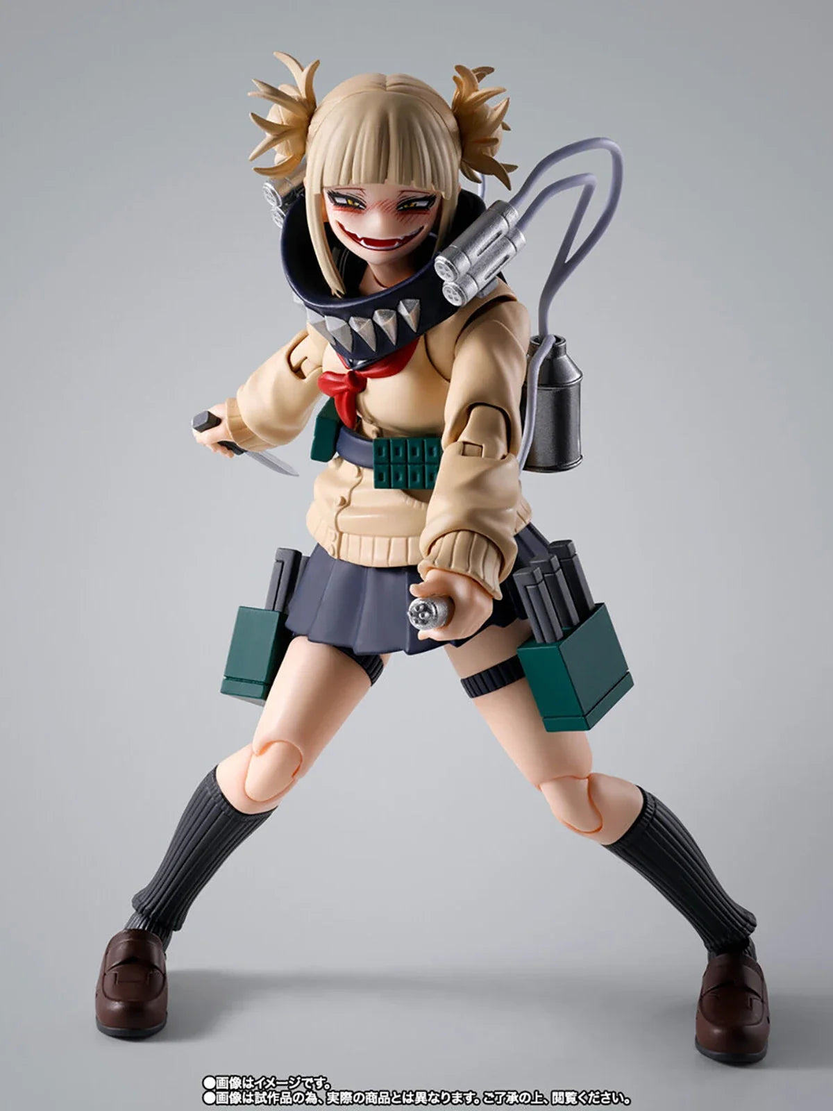Original Genuine BANDAI Action/Dolls S.H.Figuarts Boku No Hero Academia Toga Himiko H=130mm Anime Action Model Figure Toy Gift