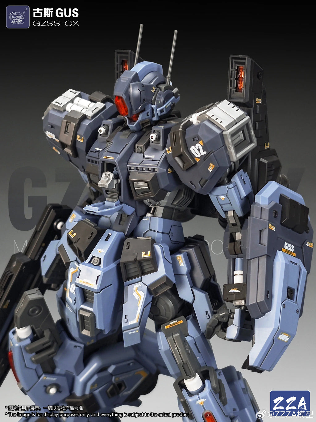 ZZA GUS 1/100 MG GZSS-OX Plastikmodellbausatz Montagemodell