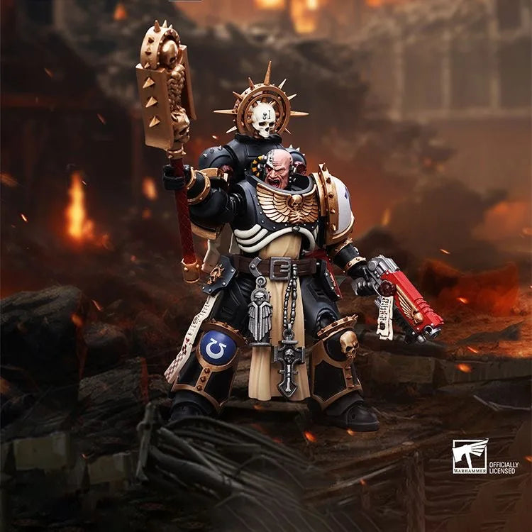 [Sf] Joytoy 1/18 Action Figure Warhammer 40k Ultramarines Chaplain(Indomitus) Prime Model Toy Gift