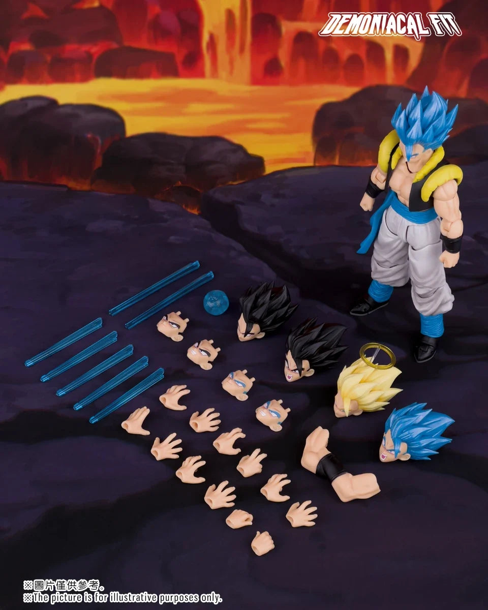 New Hot Demoniacal Fit Hero Waltz Super The Ultimate Dance Sailan Gogeta Shf Action Figures Model Toy Surprise Christmas Gift