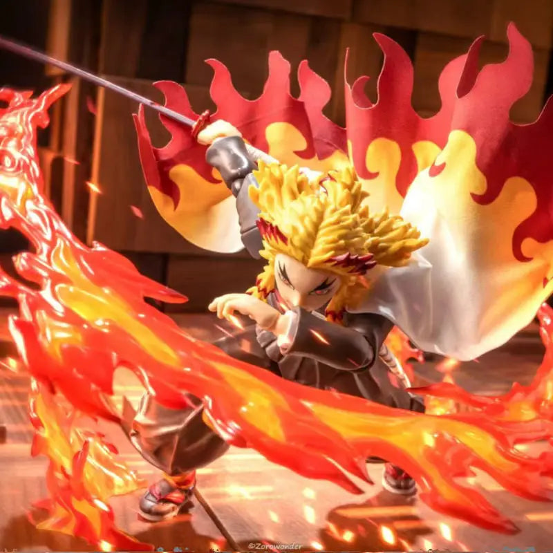 Devil Killer 1/12 Anime Buzzmod Jingshilang Lun Wukong Flame Hashira Cloak 6-Inch Action Figure Model Toy