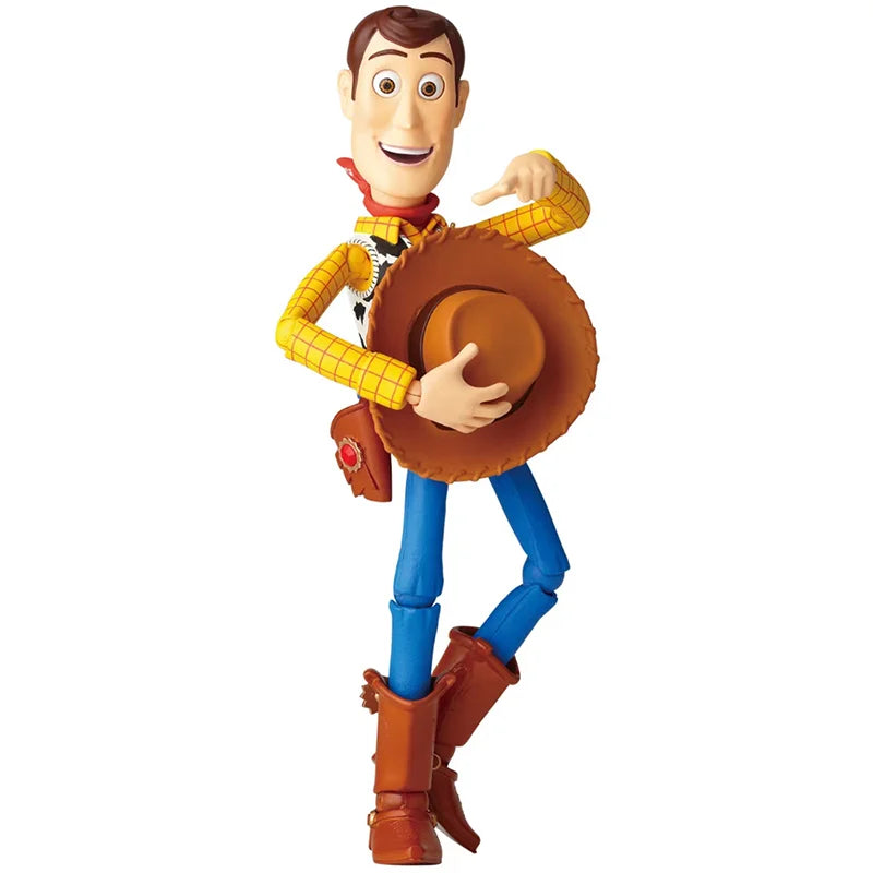 100% Original KAIYODO Revoltech Toy Story BUZZ LIGHTYEAR&Sherif Woody Ver.1.5 In Stock Anime Action Collection Figures Model