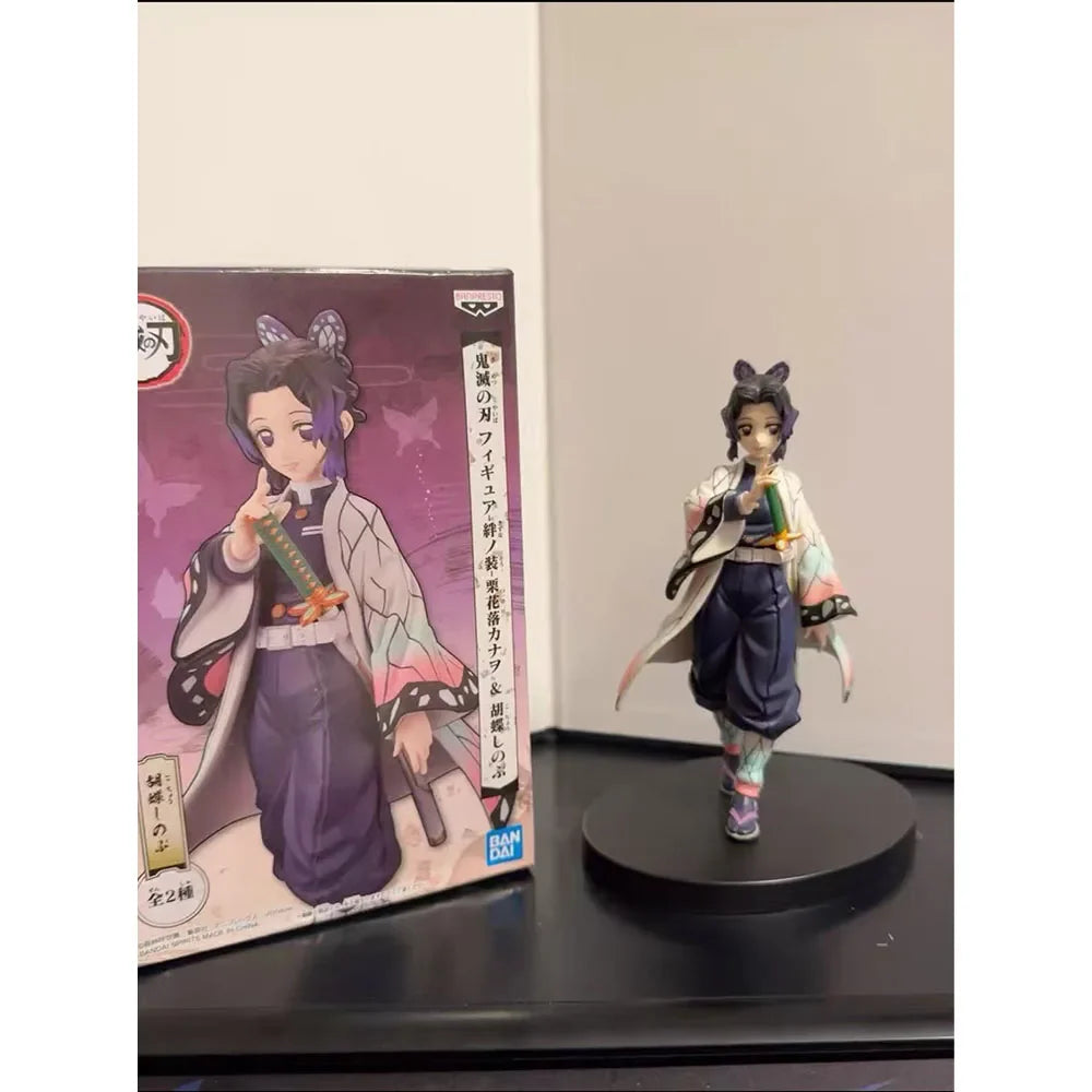 14CM Shinobu Kocho Figure Demon Slayer: Kimetsu No Yaiba Anime Cute Tabletop Decoration Model Toy Gift Collection Ornaments PVC