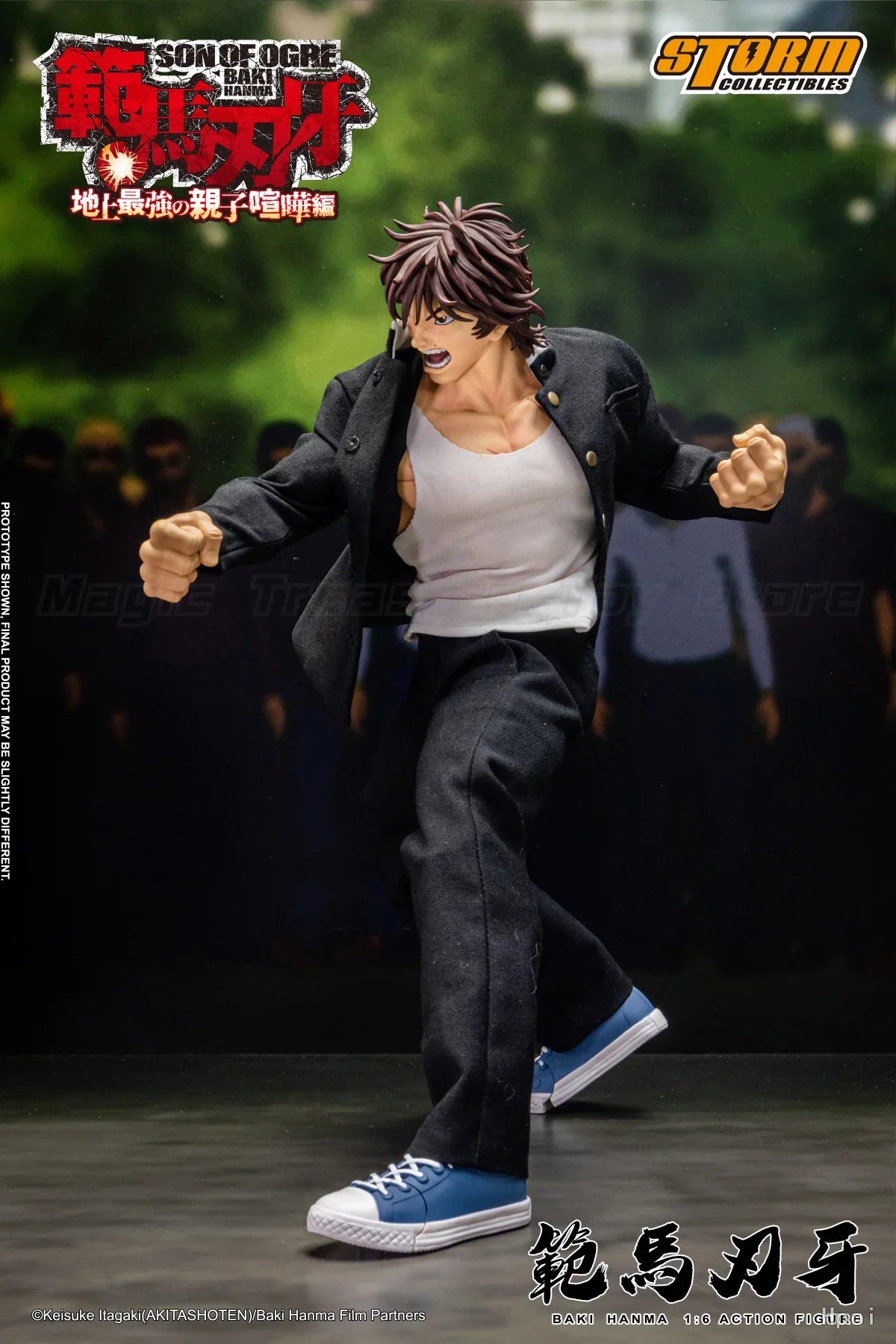 【Pre-sale 】Original BAKI HANMA 1/6th Scale Collectible 1/12 Action Figure Figure Ornaments