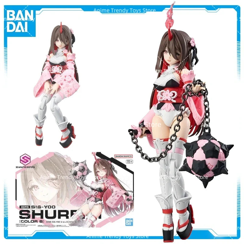 In Stock BANDAI Action Figure 30 Minutes Sisters SIS-Y00 Shuremi Color B Collection Series Model Kit Gifts WY