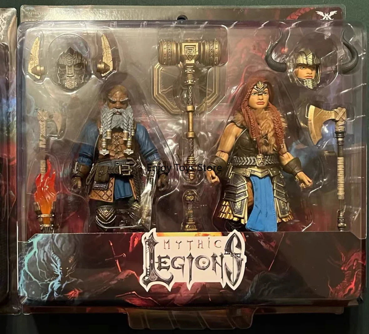 In Stock: The Mythical Legion of The Four Horsemen, Star Bear Wave, Dwarf Double Set, 1/12 Action Figure Figure