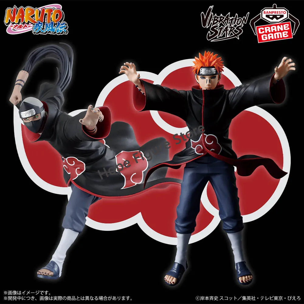 In Stock Original BANPRESTO AKATSUKI Pain Zetsu Konan Tobi Hidan Deidara Sasori Kakuzu Itachi Figure Anime Model Genuine Toy