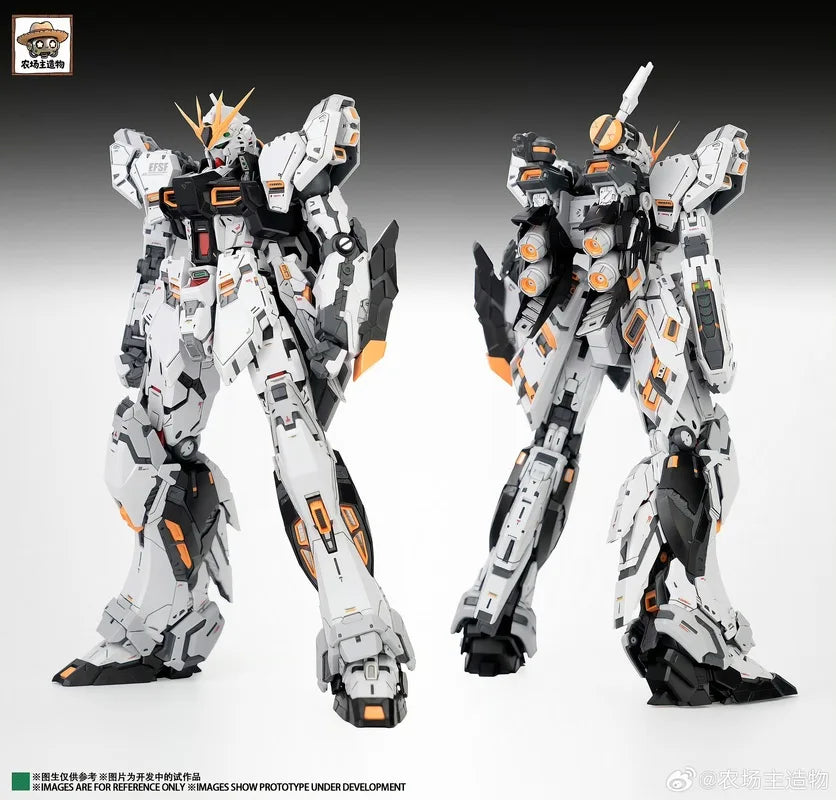 NCZZW Model RX-93 Nu Fighter Action Figure CMM GK Style 1/100 Scale Assembly Model Kit 24cm UC Anime Figures Birthday Gift