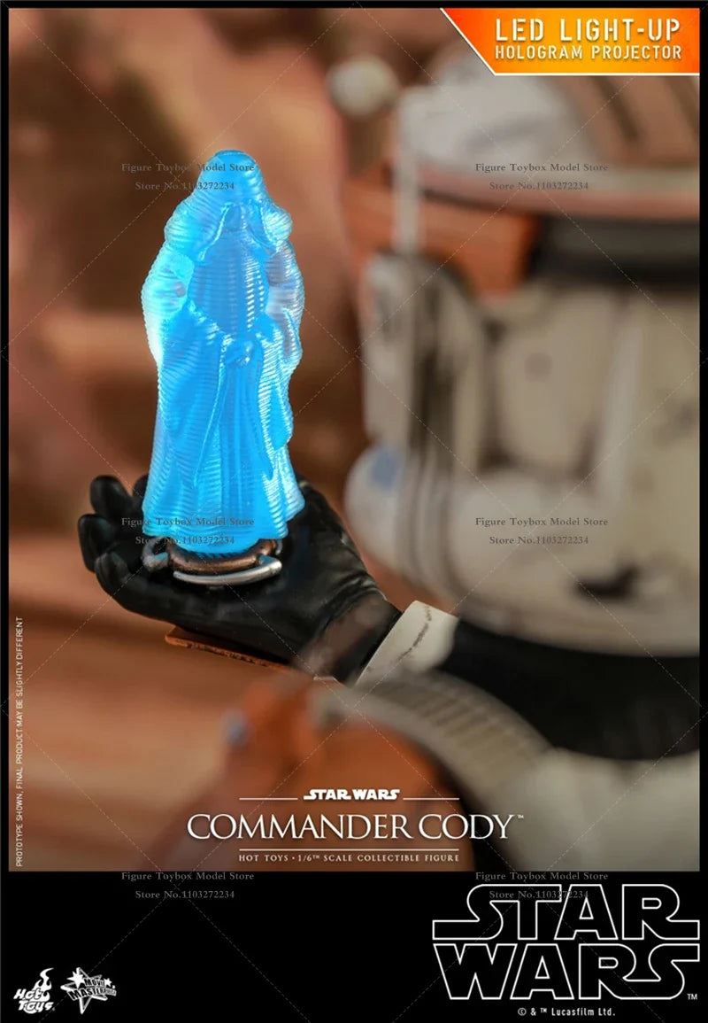 HOTTOYS HT MMS524 1/6 Clone Commander Cody Movable Figure Star Wars：Episode III - Revenge of the Sith 12" Full Set Soldier Gift