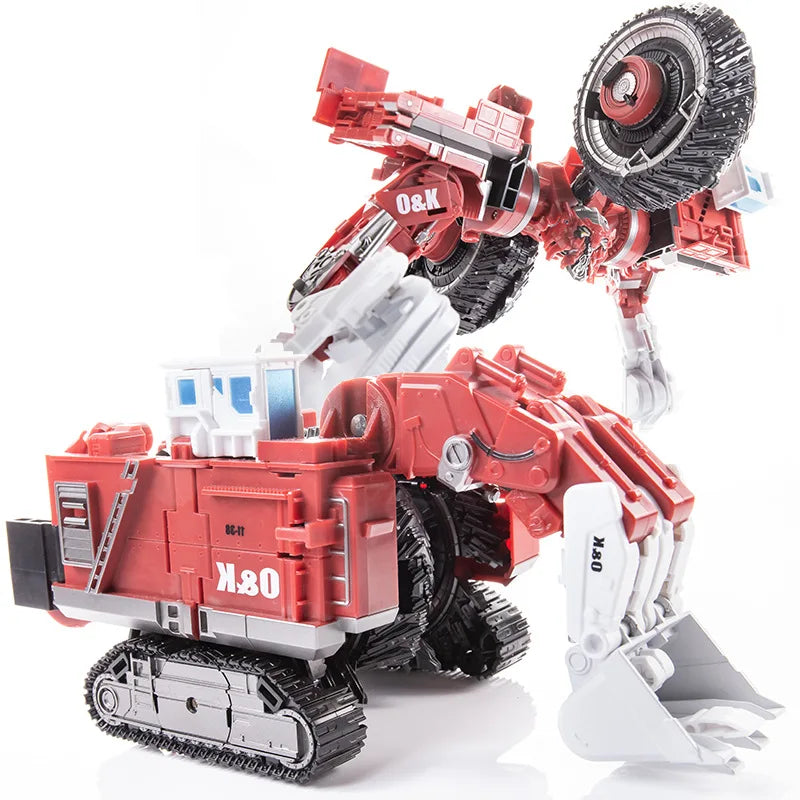 H6001-8B Anime Devastator Transformation Toys TAIBA BMB 8 IN 1 Action Figure Model KO GT Truck Crane Robot Car Kids Boy Gift