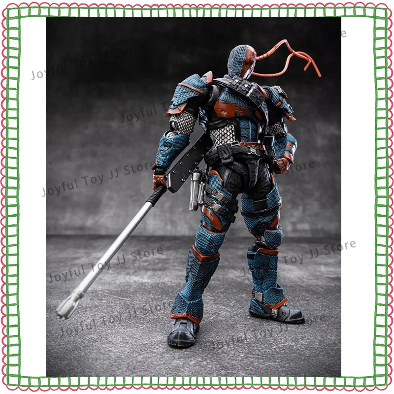 In Stock New Original Lpzz Deathstroke Arkham Knight Deathstroke Finished Module 1/12 Dc002 Articulated Action Anime Figure Gift