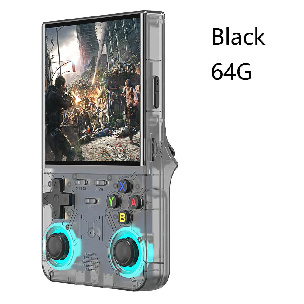 New R36 Ultra Handheld Game Console 4inch Screen Open Source Retro Pocket Video Player 30000+ Games Wi-Fi Enabled RGB Joystick