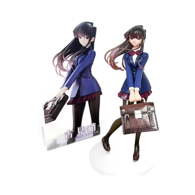 25cm Komi Can'T Communicate Komi Shouko Anime Girl Figure Model Gk Statue Boys Collection Desktop Decoration Ornament Toys Gifts