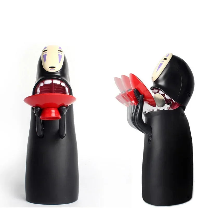 Japanese Anime Movie No Face Model Figure Doll Piggy Bank Faceless Man Piggy Bank Can Automatic Eat Coin Boys Birthday Gifts