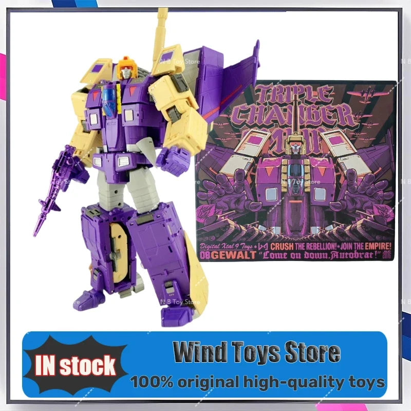 IN STOCK 3.0 Transformation G1 DX9 D08 Wegalt MP Blitzwing Version Three Changes Airplane Tank Model Toy Action Figures
