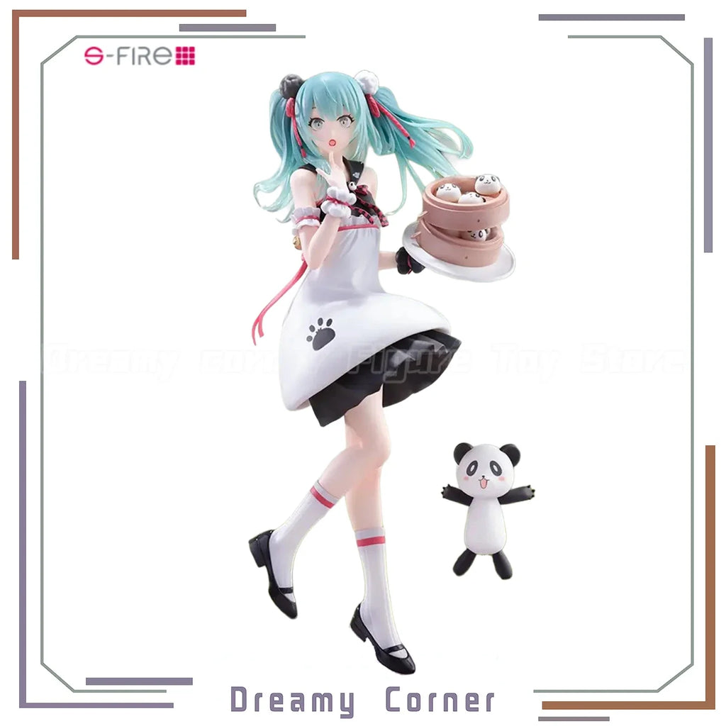 【Auf Lager】S-FIRE Piapro Charaktere Hatsune Miku Panda Dampfbrötchen Figur Modell Spielzeug