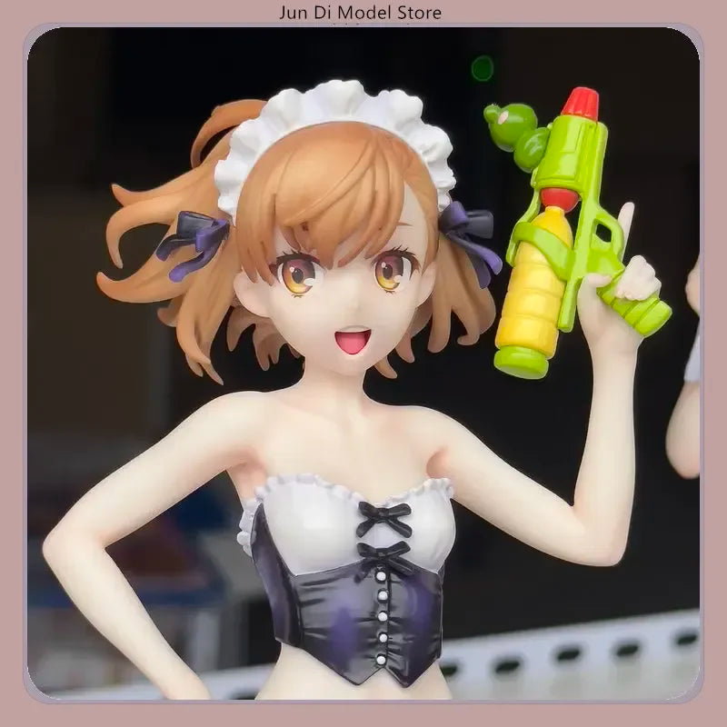 A Certain Scientific Railgun Anime Figure - Misaka Mikoto Bunny Girl Standing Pose Resin Statue For Desktop Decoration Gift