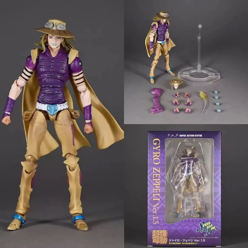 16cm JoJo's Bizarre Adventure Julius Caesar Zeppel PVC-Figur Action-Puppe Modell Deko Statue Sammlung Spielzeug Geburtstagsgeschenk
