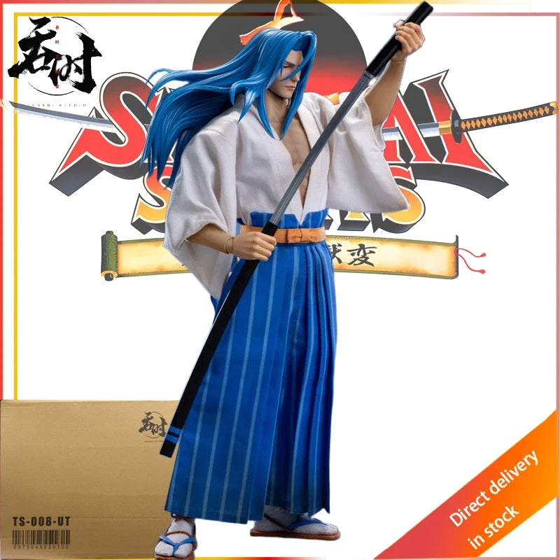 TUNSHI STUDIO Original Shin Samurai Shodown:Haohmaru Jigokuhen Series 6-inch Cloth Doll Action Joint Mobility Figure Model Toys