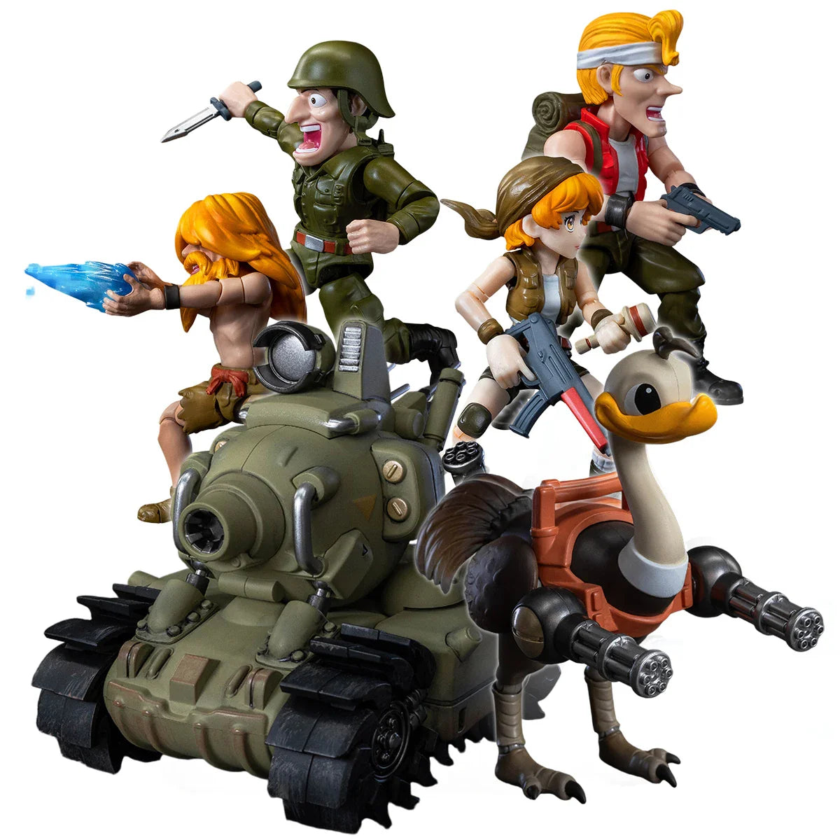 HIPLAY Yolopark AMK MINI Pro Classic Arcade-Spiel Marco Rossi Eri Kasamoto Metal Slug 3 Welle 1 Montagemodellbausätze
