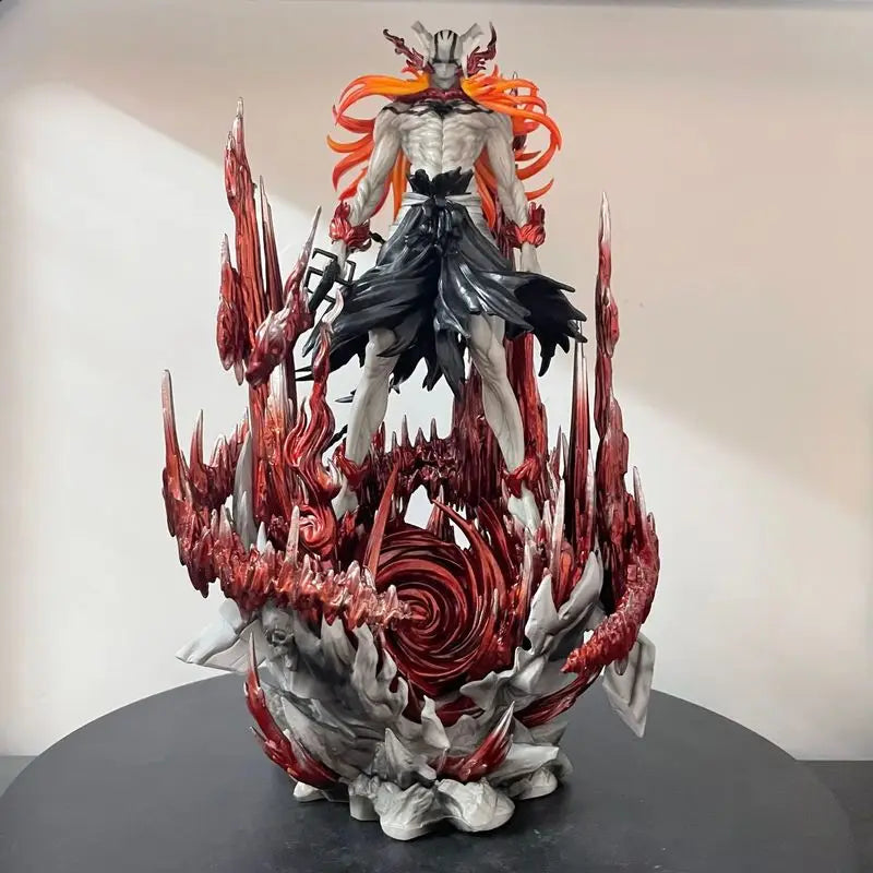 Anime Action Figure 33cm Kurosaki Ichigo Ulquiorra Cifer Bleach Series 1:1 Collectible Desktop Model Toy for Kids Xmas Gift