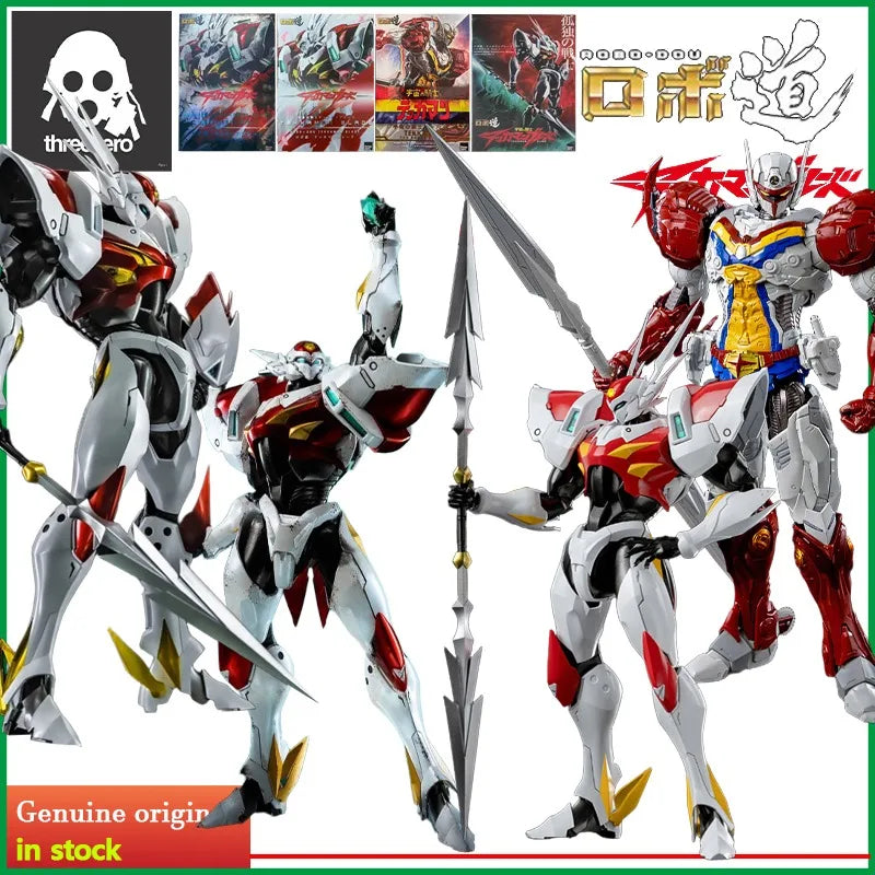 Threezero Original Fertige Mecha Tekkaman Blade Zinklegierung Sammlermodell Superrealistische Bemalung Jungen und Mädchen Spielzeug Geschenk