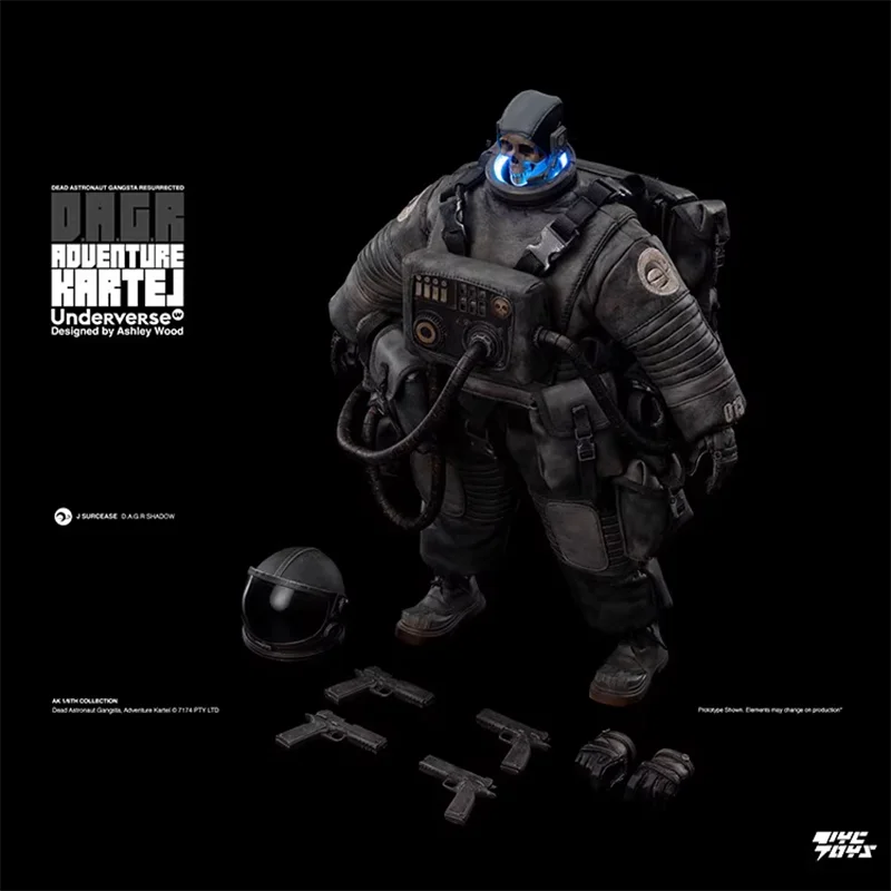 Original UV UNDERVERSE Adventure Kartel Gangster Undead Astronaut 1/6 D.A.G.R Action Figure Model Toys Ornaments Fans Gifts