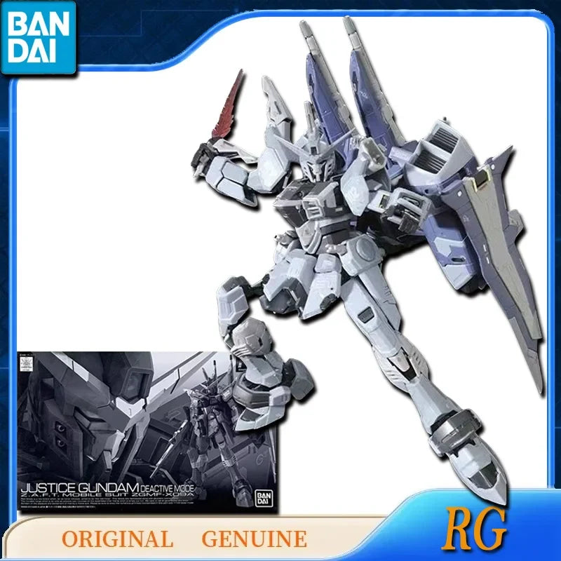 Bandai Original Genuine RG STRIKE FREEDOM JUSTICE DESTINY GUNDAM ZGMF-X09A-X10A-X20A-X42S Anime Action Figures Assembly Model