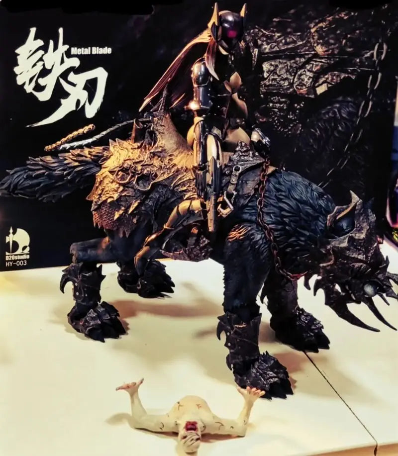 D20 Studio 1/12  Wolf  Pig Soldier Dolls Scene Decorations Fierce GiantMount Iron Blade 6" 7 "Action Figure Gift