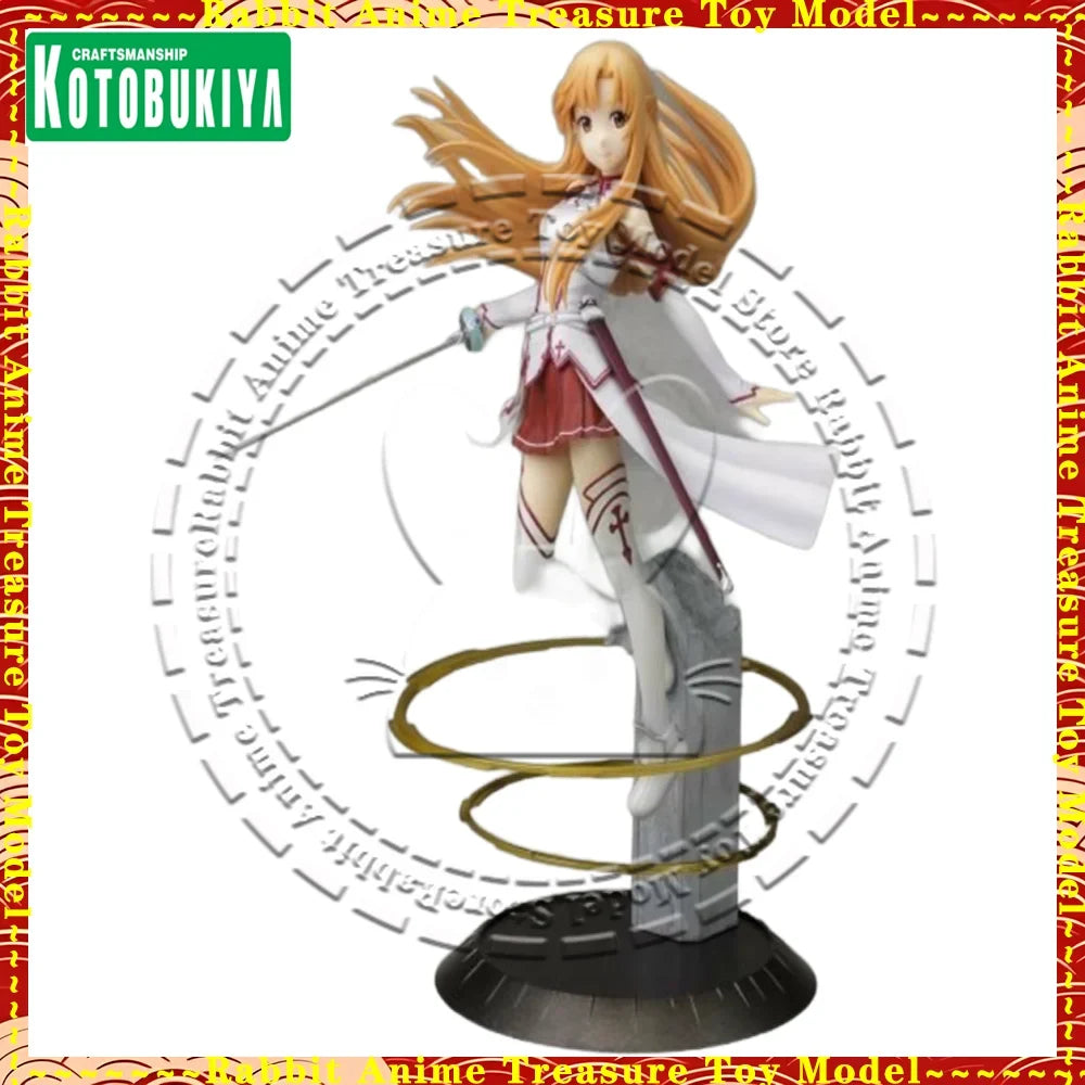In Stock Original Genuine Kotobukiya Sword Art Online Asuna 1/8 PVC Anime Figure Statue Collectible Gift Aincrad Edition