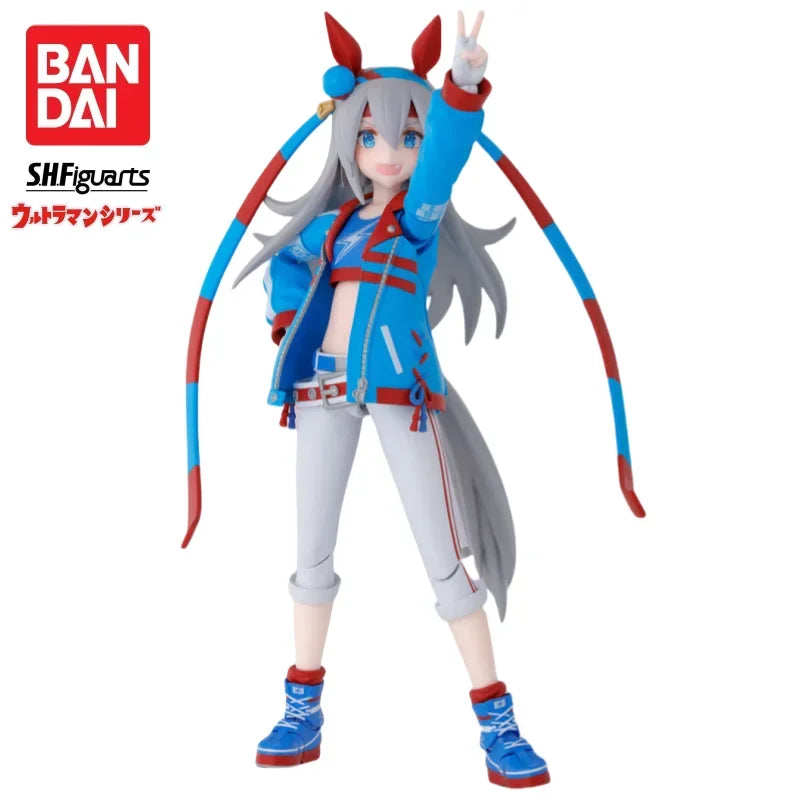 In Stock Bandai Original S H Figuarts Pretty Derby Tamamo Cross Model Doll Brand New Boxed Action Figure Anime Characters Garage