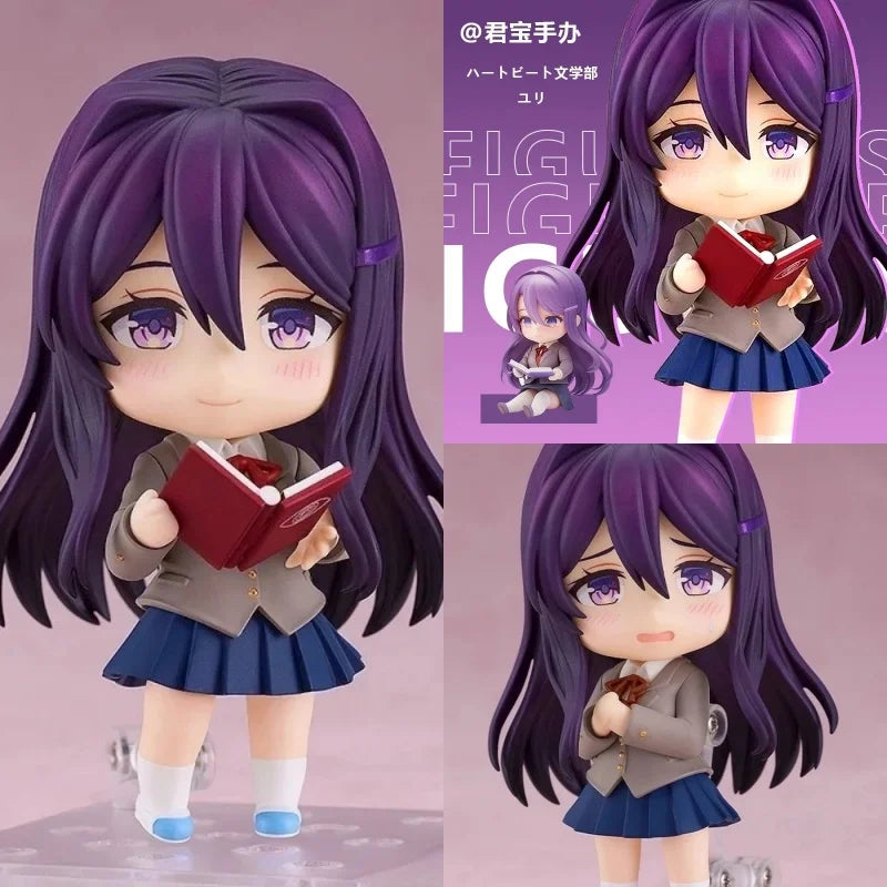 #2283 Doki Literature Club! Yuri Anime Girl Figure #1817 Monika Action Figure Natsuki/Sayori Figurine Model Doll Toys Gifts