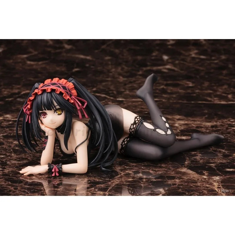【In Stock】Original Kotobukiya DATE A LIVE Kurumi Tokisaki Sleeping Position 1/7 Scale Pre.Painted Figure Anime Dolls Models Toy