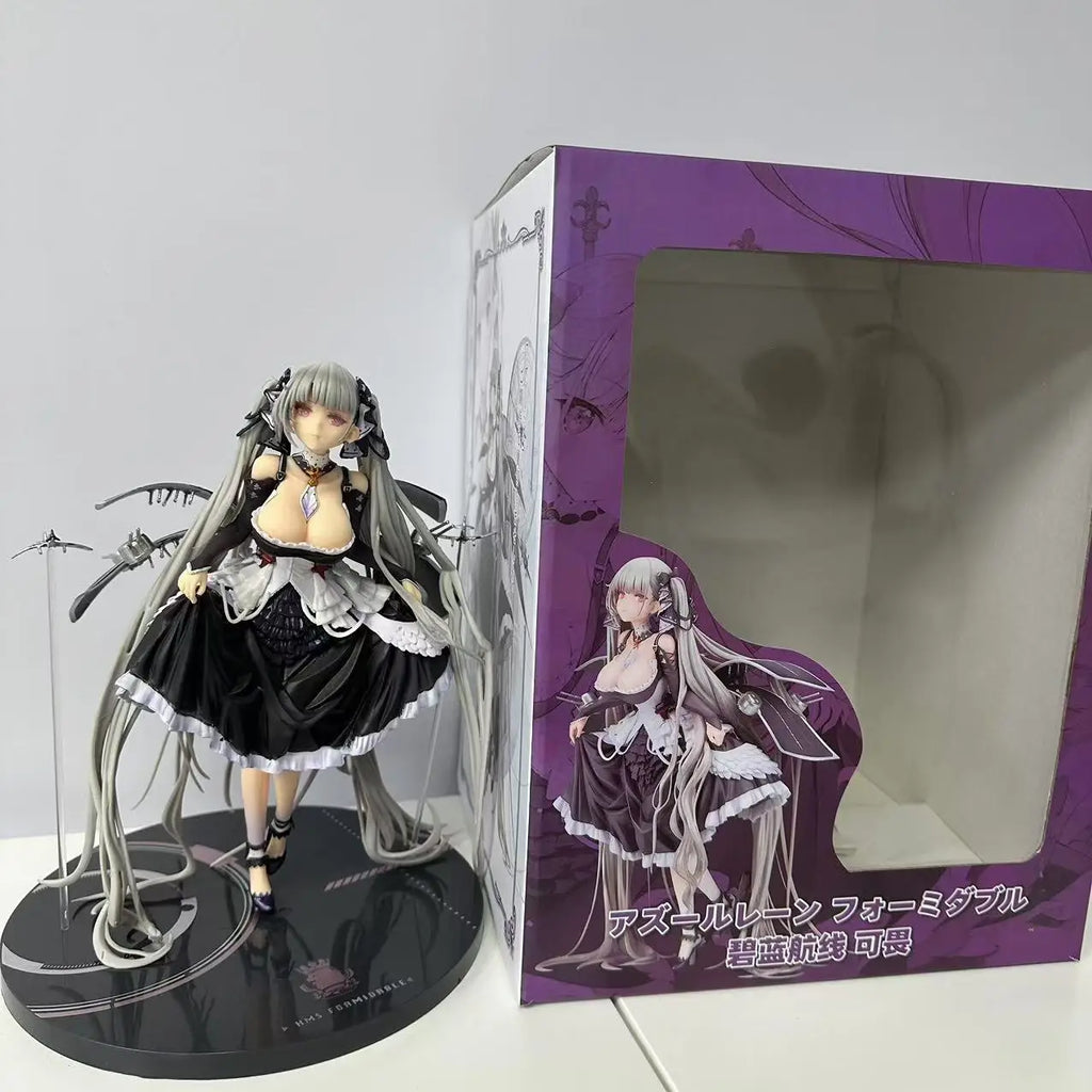27cm Azur Lane Anime Figures Hms Formidable Statue Figurine Azuma Model Doll Collection Room Decoration Desk Toys