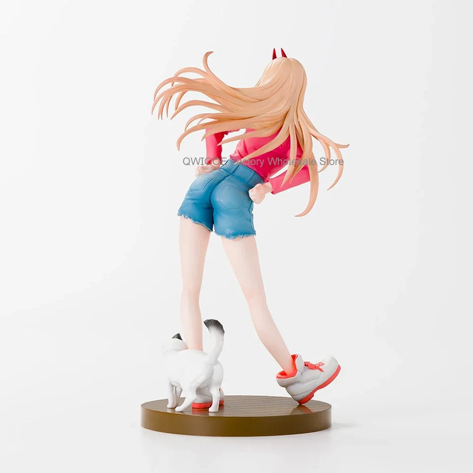 SEGA Chainsaw Man Action Figure, 20cm Power Motion Collectible, Denji PVC Model for Adult Collection Adult Anime Collectible Toy