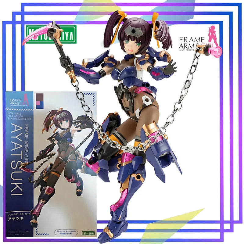 Kotobukiya Original Frame Arms Girl Series《Frame Arms Girl Ayatsuki》Anime Action Figure Assembly Model Toys Collectible Model