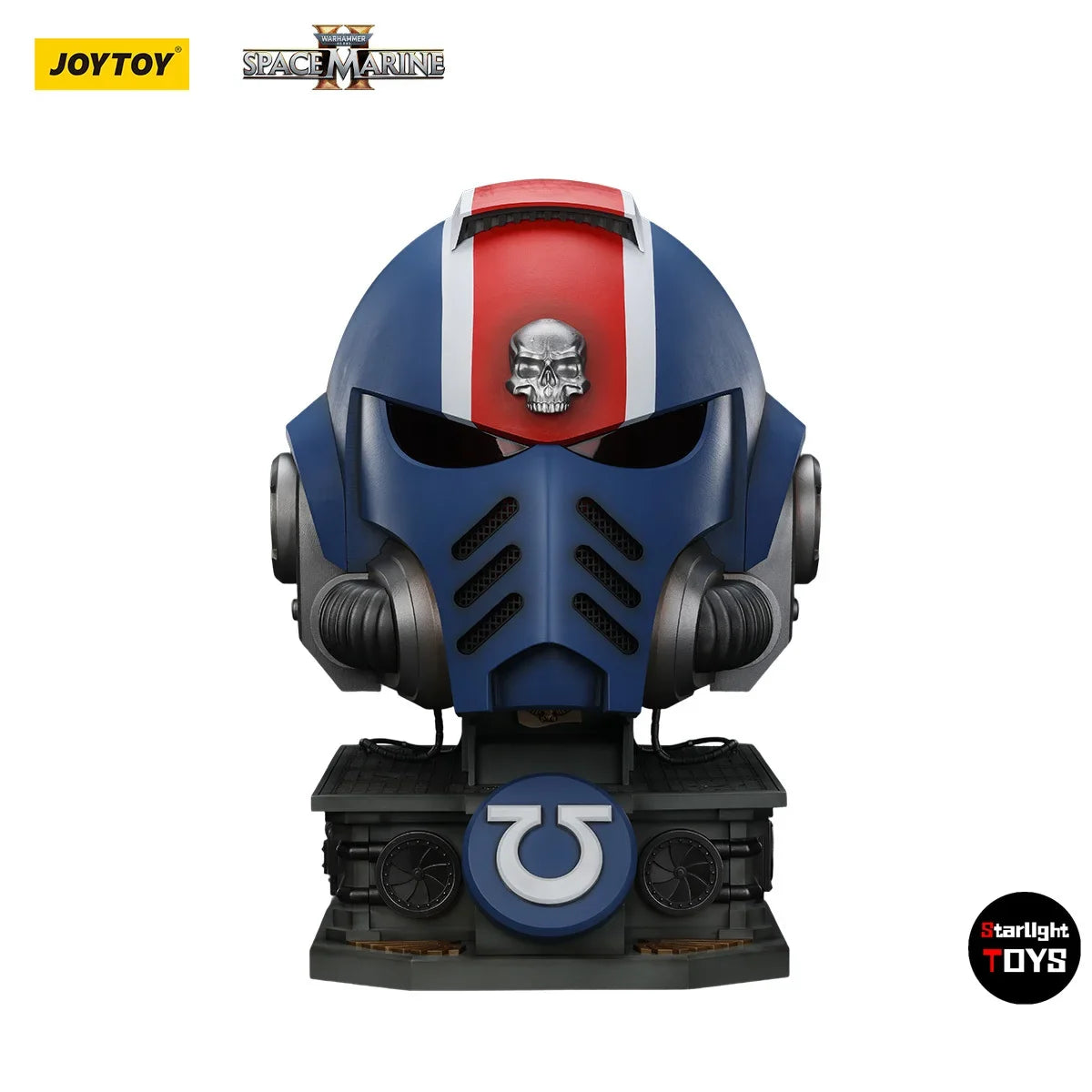 【Pre-sale】JOYTOY Warhammer 40K Ultramarines Lieutenant Titus 'MKX Helmet 1/1 Scale Toy