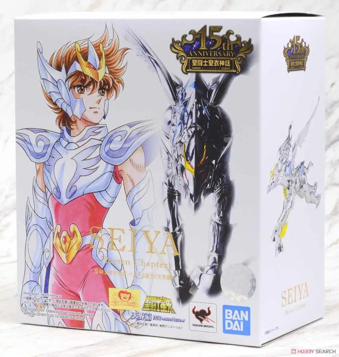 Original Bandai in Stock Saint Seiya EX Saint Cloth Myth 15th Anniversary Pegasus Anime Figure Model Toy Action Figure Toy Gift