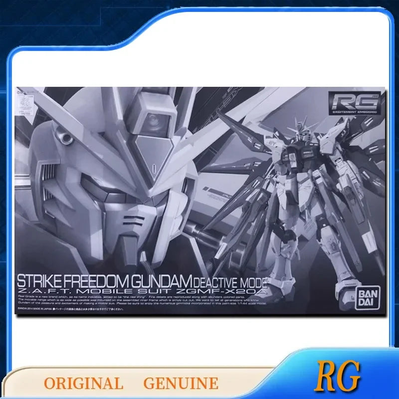 Bandai Original Genuine RG STRIKE FREEDOM JUSTICE DESTINY GUNDAM ZGMF-X09A-X10A-X20A-X42S Anime Action Figures Assembly Model