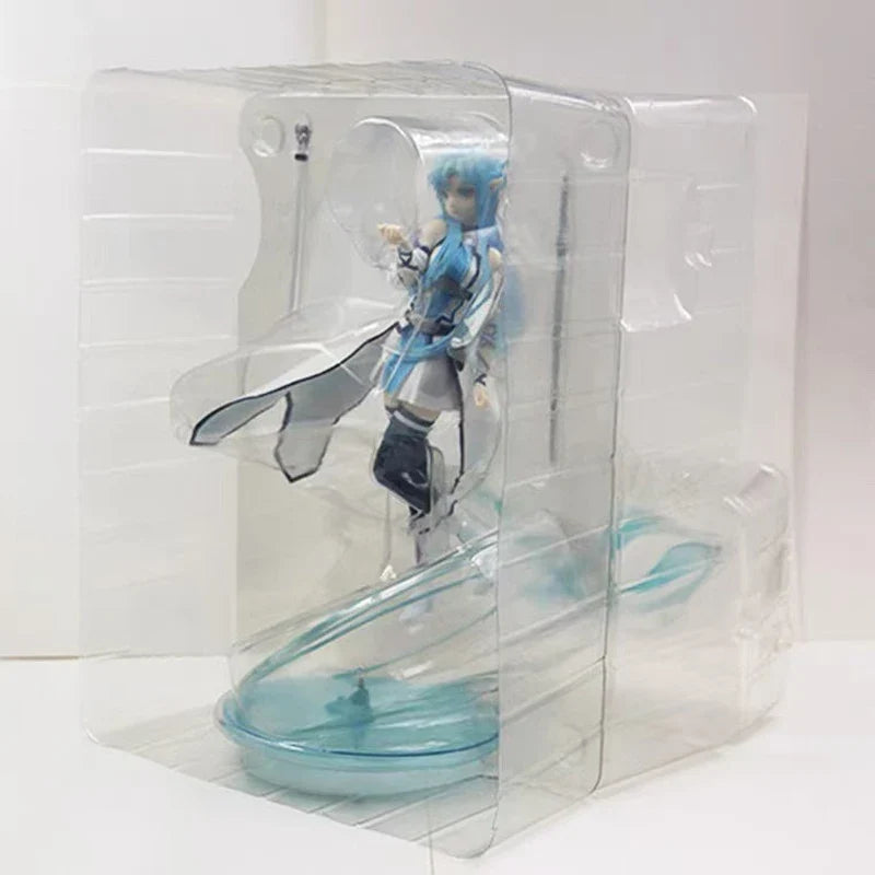 23cm Sword Art Online Yuuki Asuna Anime Figure Titania Action Figure Asuna Yuuki Figurine Adult Collection Model Doll Toys Gifts