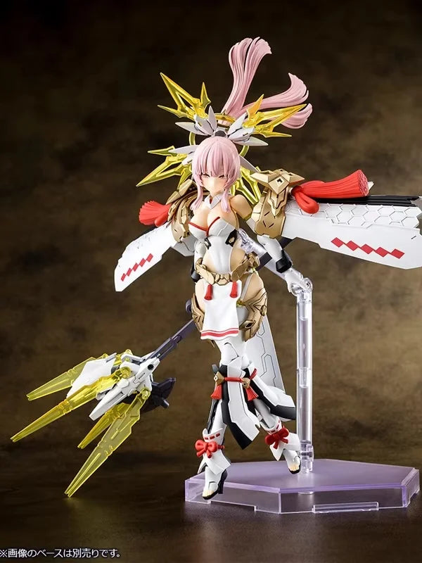 In Stock KOTOBUKIYA Original KP698 Megami Device19 AUV AMATERASU REGALIA Anime Action Figure Mobile Suit Girl Model Toys Gifts