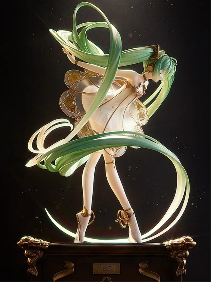 Janpan Original 2020 Miku Princess 5th Anniversary Anime Hatsune Miku Symphony  Pvc Model Doll Desktop Decoration Model Figure Gift