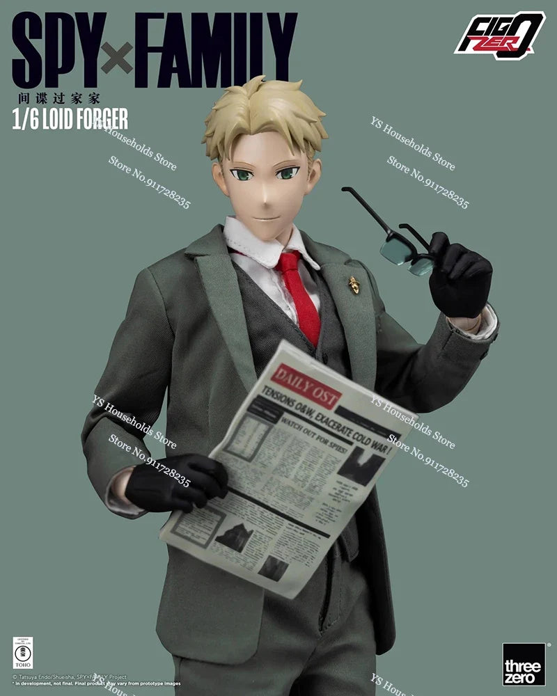 Threezero 3Z05040M0 1/6 Lord Forger Movable Boy Action Figure Anime SpyXFamily Role Delicate Mini 12" Full Set Soldier Figurine