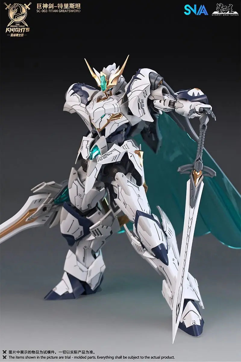 HG 1/144 SNAA SC-002 Titan Greatsword Tristan Assembly Model Kit SC-009 Divine Invoker Percival The Round Table Knights Figure
