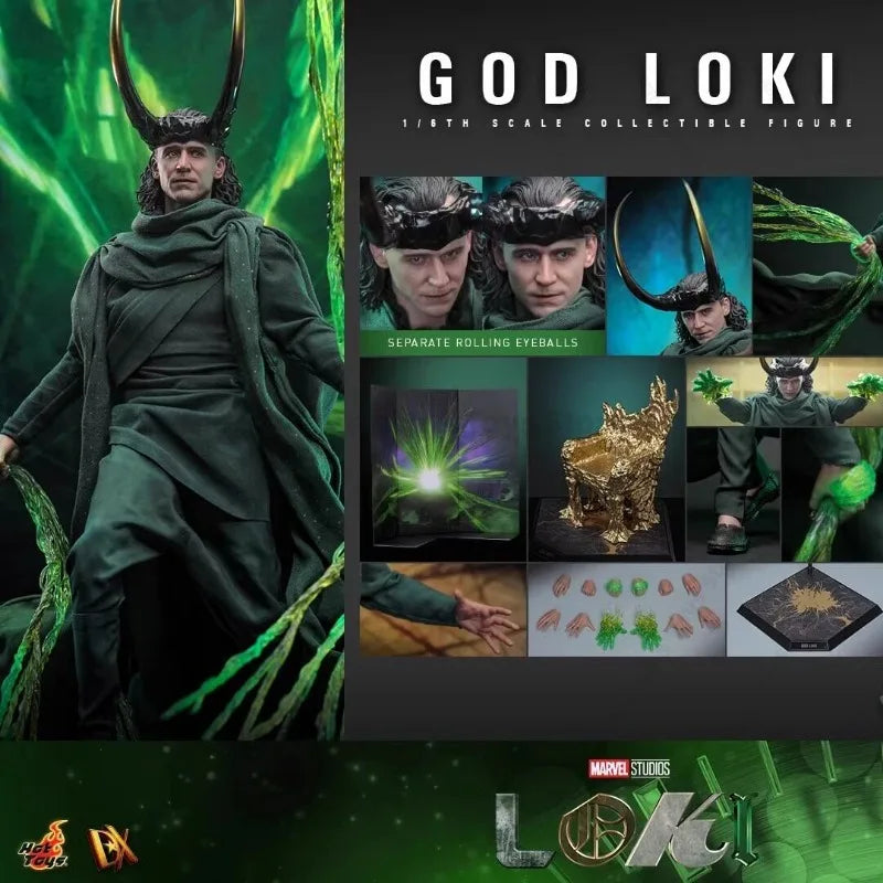 Auf Lager HOTTOYS HT DX40 Loki 2 God Loki GOTT LOKI Gummihaar Edition Mobile Modell Geschenk Sammlung