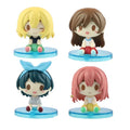 4Pcs/Set 5CM Anime Figure Rental Girlfriend Ichinose Chizuru Head Shape Standing In Q Version Tanjirou Toy Gift Model PVC