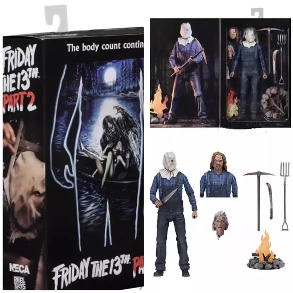 NECA Friday The 13th Figure Pennywise Part VII 7 New Blood Ultimate Jason Voorhees Action Figure Model Horror Halloween toy Gift
