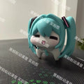 Doro Hatsune Miku Action Figures Q Version Pvc Anime Model Figures Kawaii Cartoon Cute Desktop Decoration Toy Doll Gift